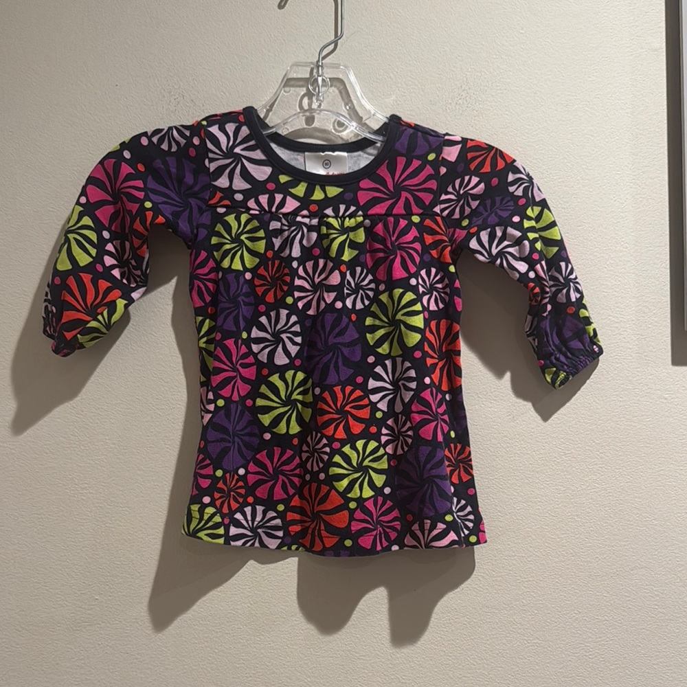 Hanna Andersson Floral Dress Size Baby Toddler 18-24 Months